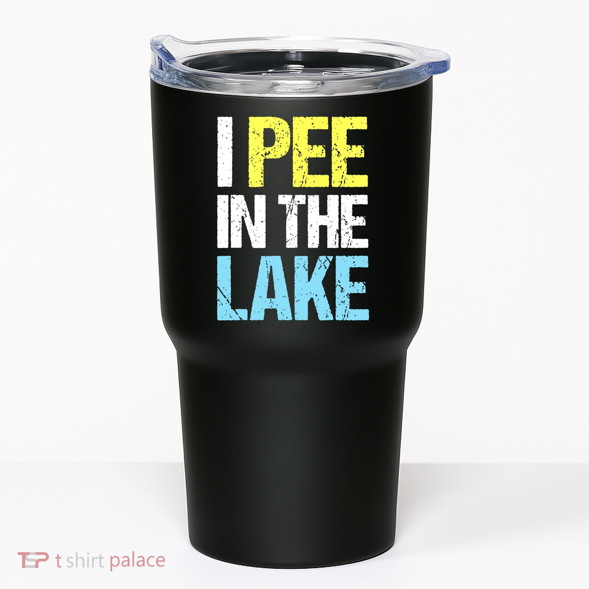 I Pee In The Lake Funny Summer Vacation Tumbler