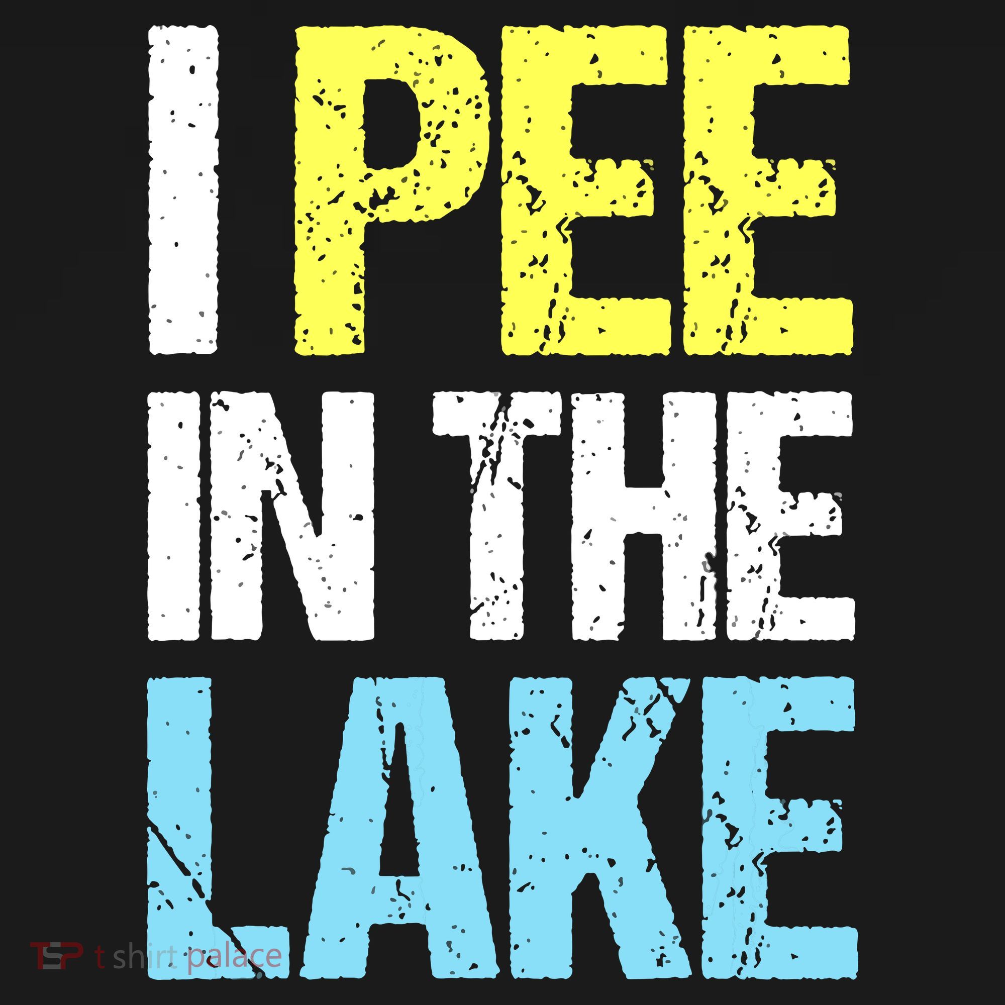 I Pee In The Lake Funny Summer Vacation Women's Tank Top