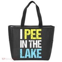 I Pee In The Lake Funny Summer Vacation Tote Bag thumb 0