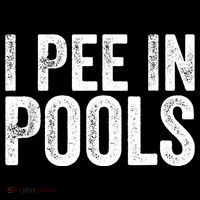 I Pee In Pools Funny Doggie Tank thumb 4