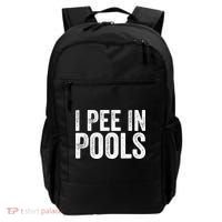 I Pee In Pools Funny Backpack thumb 0