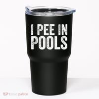 I Pee In Pools Funny Tumbler thumb 0