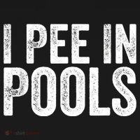 I Pee In Pools Funny Tie-Dye T-Shirt thumb 2