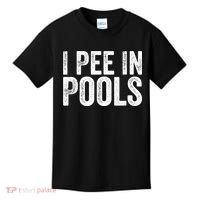 I Pee In Pools Funny Kids T-Shirt thumb 0