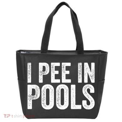 I Pee In Pools Funny Tote Bag