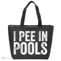 I Pee In Pools Funny Tote Bag thumb 0