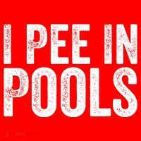 I Pee In Pools Funny Santa Hat thumb 1