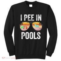 I Pee In Pools Funny Sweatshirt thumb 0