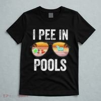 I Pee In Pools Funny T-Shirt thumb 5