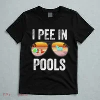 I Pee In Pools Funny T-Shirt thumb 5