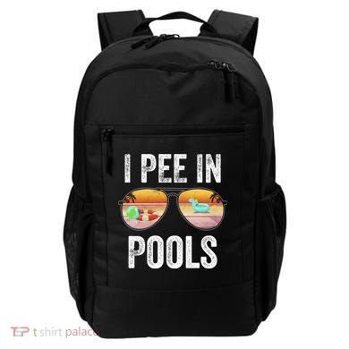 I Pee In Pools Funny Backpack
