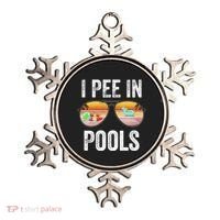 I Pee In Pools Funny Ornament thumb 0