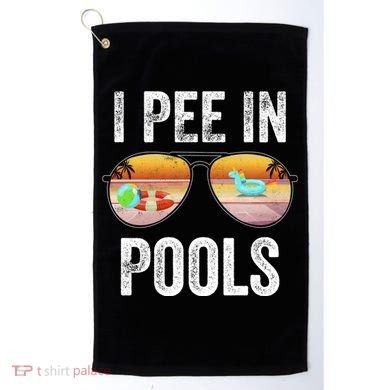 I Pee In Pools Funny Golf Towel