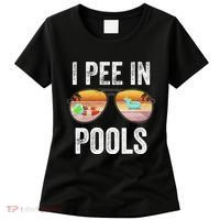 I Pee In Pools Funny Women's T-Shirt thumb 0