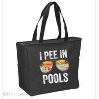 I Pee In Pools Funny Tote Bag thumb 2