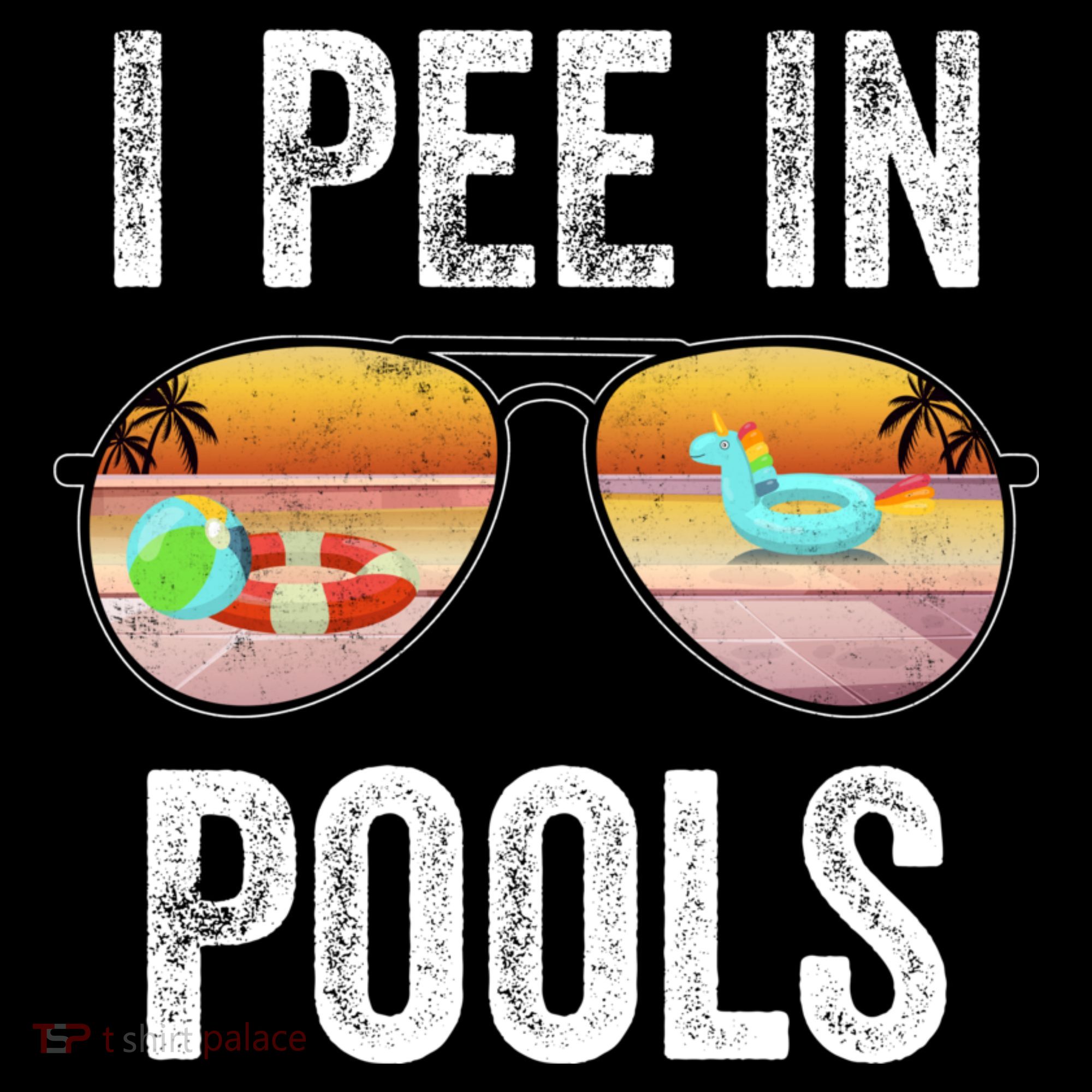 I Pee In Pools Funny Tote Bag