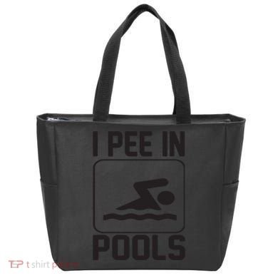 I Pee In Pools Funny I Pee In Pools Tote Bag