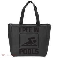 I Pee In Pools Funny I Pee In Pools Tote Bag thumb 0