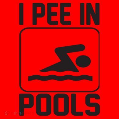 I Pee In Pools Funny I Pee In Pools Santa Hat