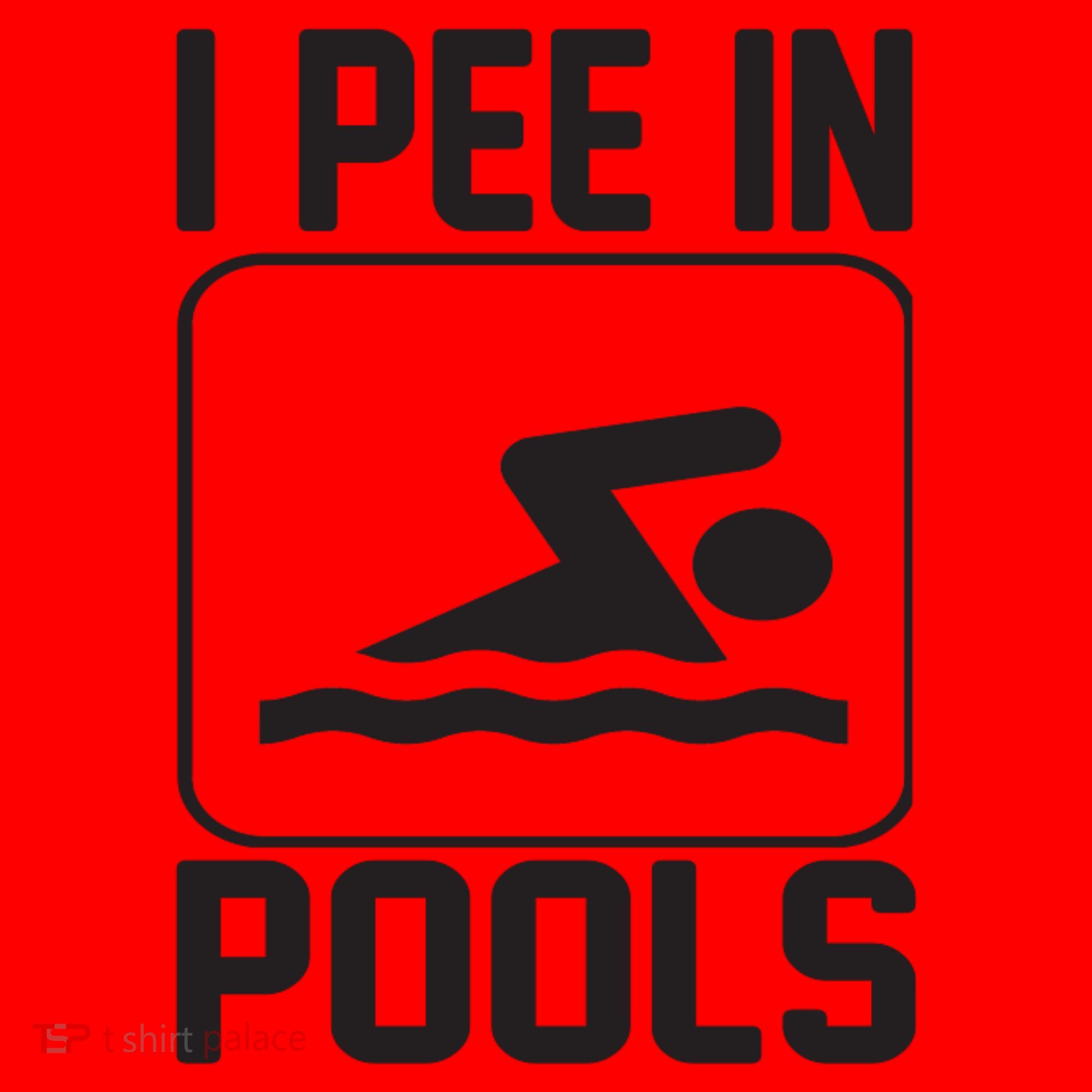I Pee In Pools Funny I Pee In Pools Santa Hat
