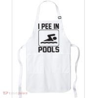 I Pee In Pools Funny I Pee In Pools Apron thumb 0