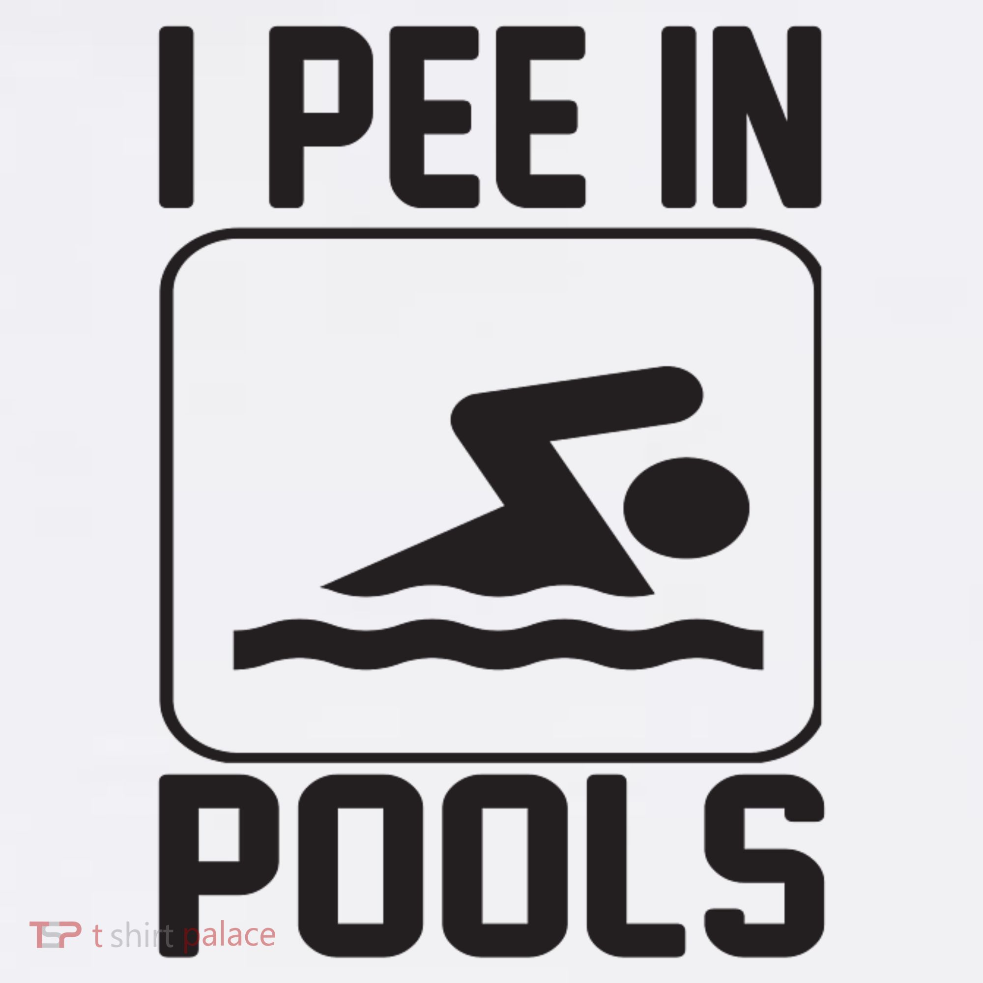 I Pee In Pools Funny I Pee In Pools Button