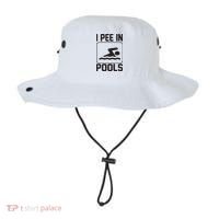 I Pee In Pools Funny I Pee In Pools Bucket Hat thumb 0