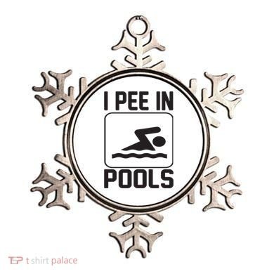 I Pee In Pools Funny I Pee In Pools Ornament