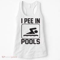 I Pee In Pools Funny I Pee In Pools Women's Tank Top thumb 0
