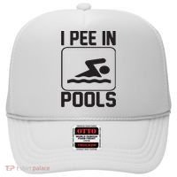 I Pee In Pools Funny I Pee In Pools Hat thumb 0