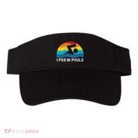 I Pee In Pools Funny Swimmer Swimming Coach Player Graphic Visor thumb 0