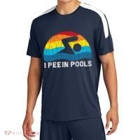 I Pee In Pools Funny Swimmer Swimming Coach Player Graphic Sport-Tek Competitor United Soccer Jersey thumb 0