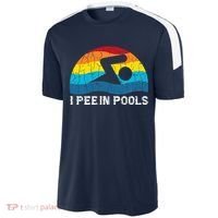 I Pee In Pools Funny Swimmer Swimming Coach Player Graphic Sport-Tek Competitor United Soccer Jersey thumb 2