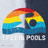 I Pee In Pools Funny Swimmer Swimming Coach Player Graphic Sport-Tek Competitor United Soccer Jersey thumb 4