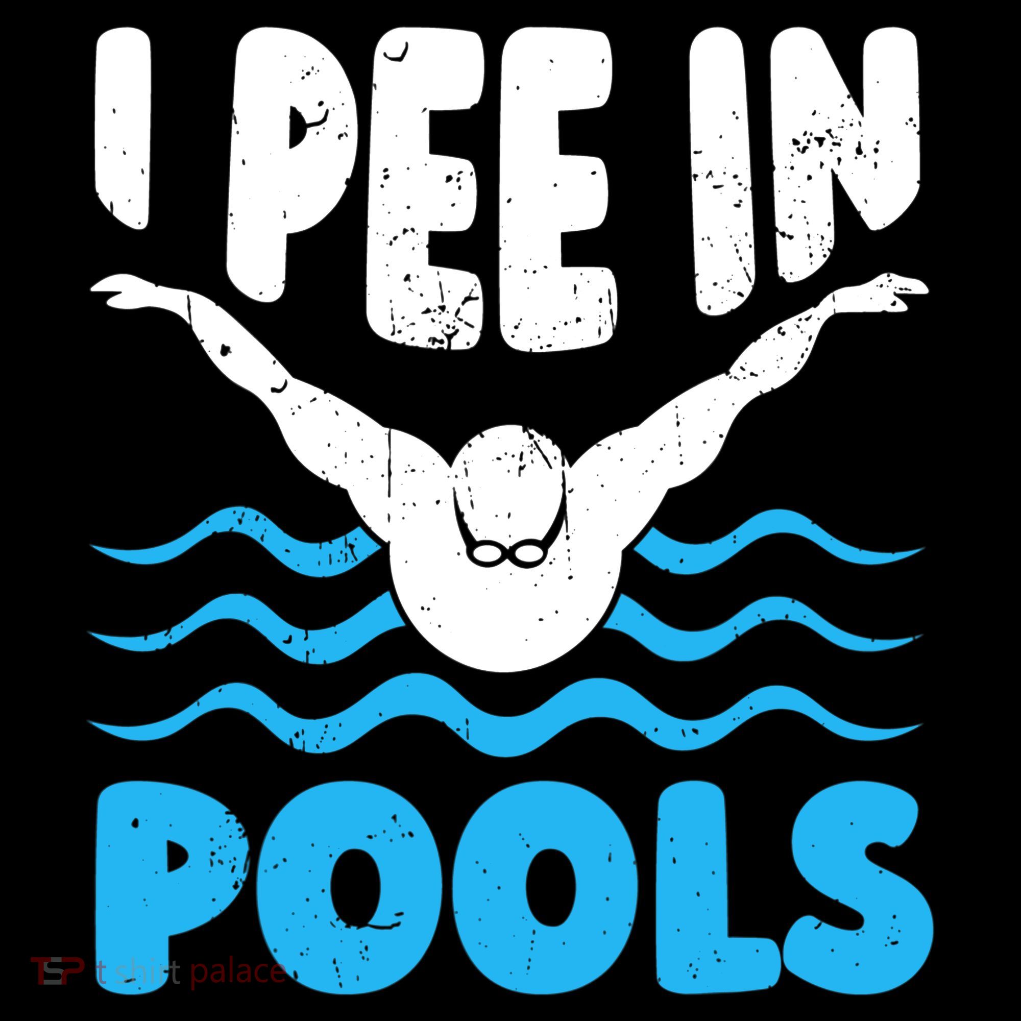 I Pee In Pools Funny Swimmer Swimming Coach Player Graphic Women's Hoodie