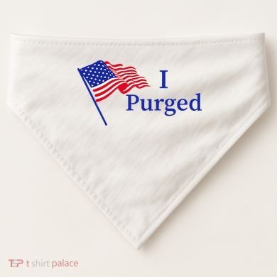 I Purged USA-Made Doggie Bandana