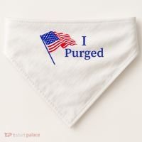 I Purged USA-Made Doggie Bandana thumb 0