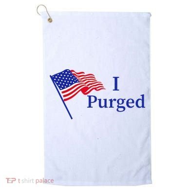 I Purged Golf Towel