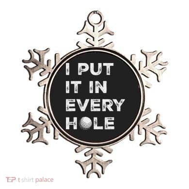 I Put It In Every Hole Golfer Golf Ball Women Golfing Ornament