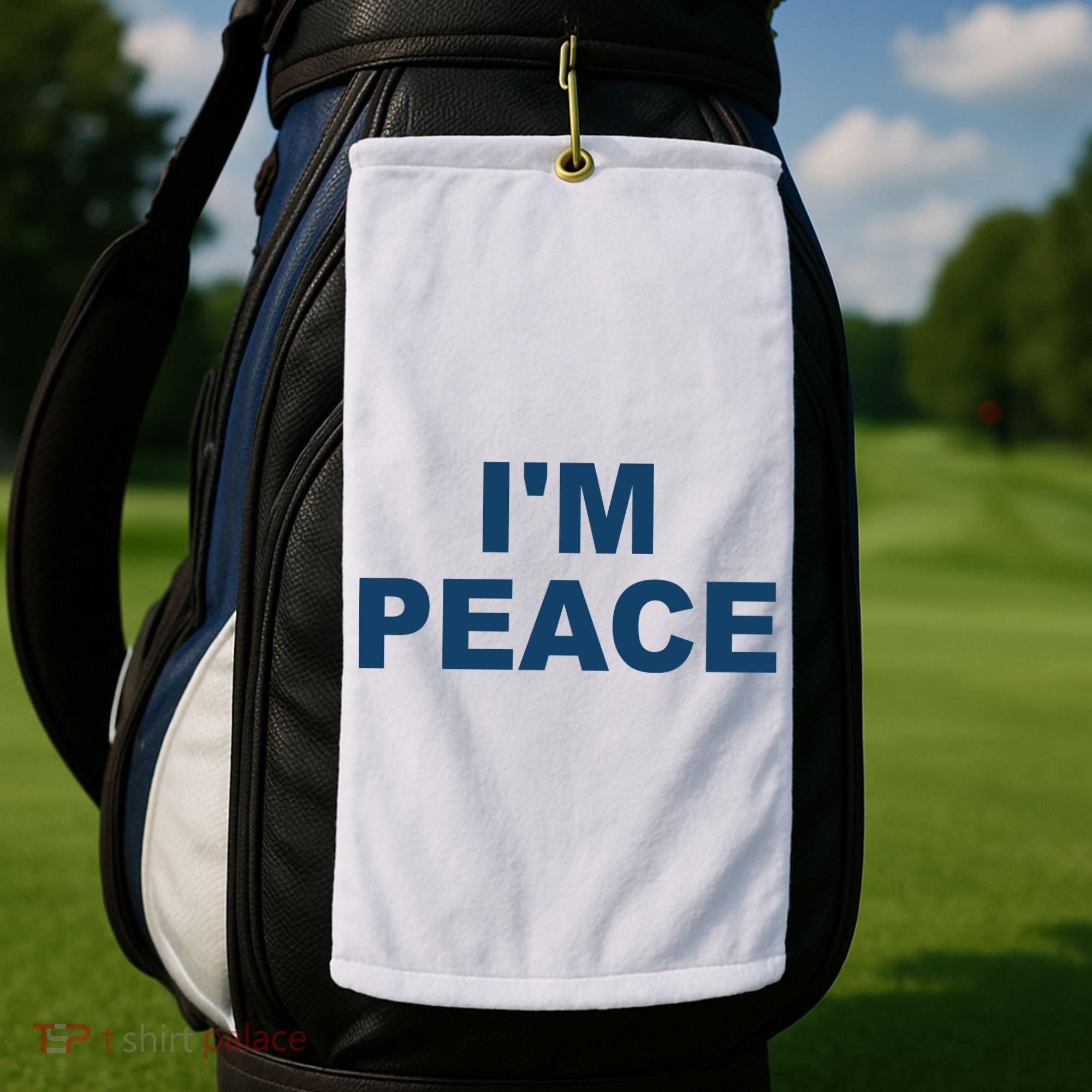 I'm Peace Golf Towel