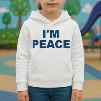 I'm Peace Kids Hoodie thumb 3