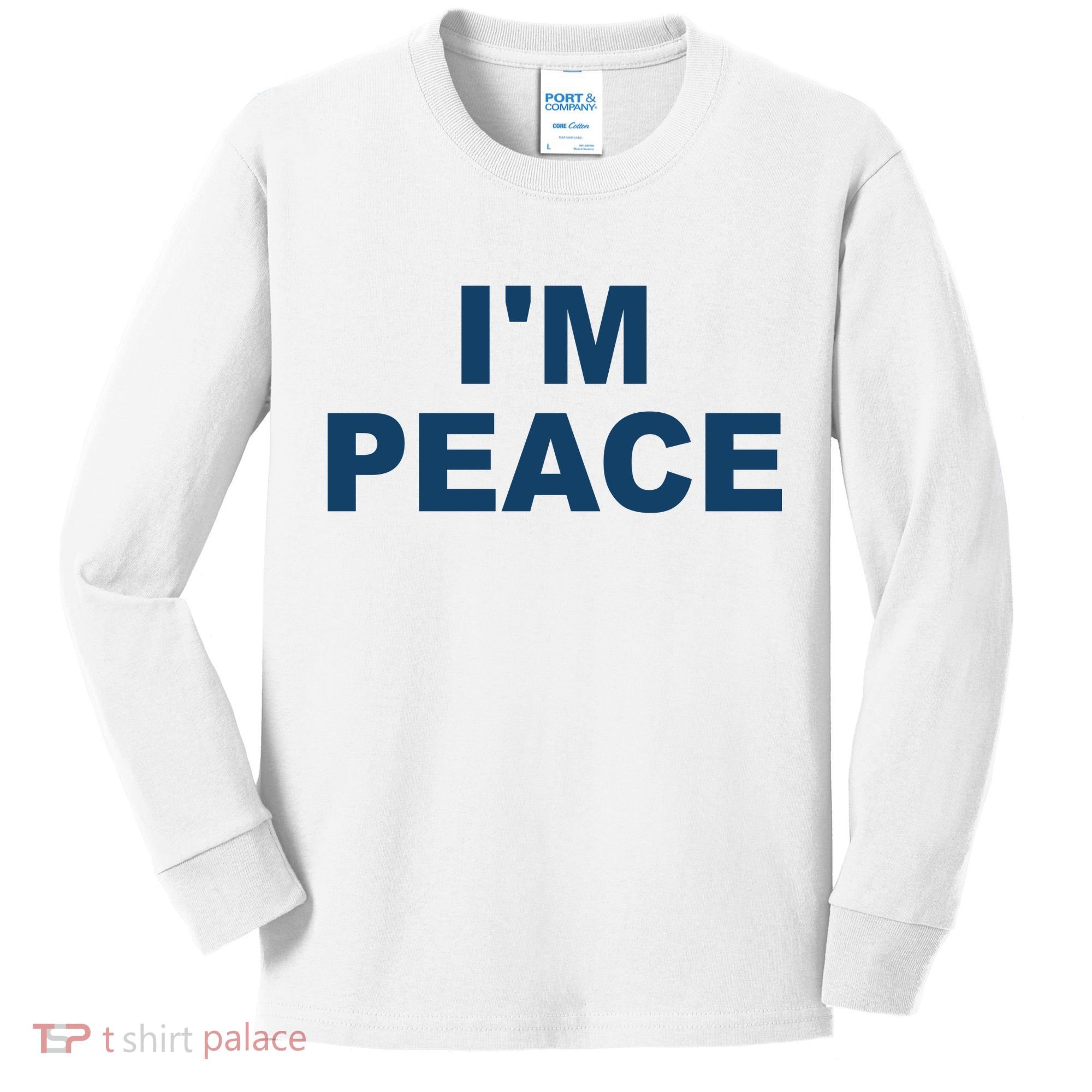 I'm Peace Kids Long Sleeve Shirt