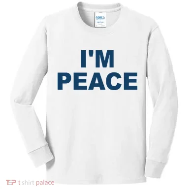 I'm Peace Kids Long Sleeve Shirt
