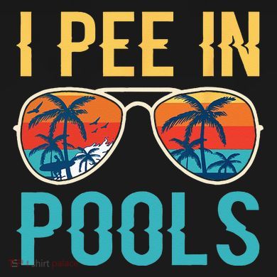 I Pee In Pools Funny Jokes Sarcastic Sayings Tall Hoodie