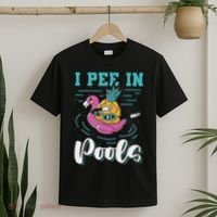 I Pee In Pools Swimming Joke Peeing In Public Pools T-Shirt thumb 2