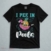 I Pee In Pools Swimming Joke Peeing In Public Pools T-Shirt thumb 5