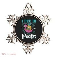 I Pee In Pools Swimming Joke Peeing In Public Pools Ornament thumb 0