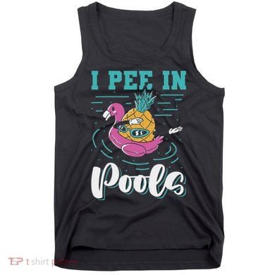 I Pee In Pools Swimming Joke Peeing In Public Pools Tank Top