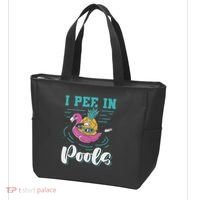 I Pee In Pools Swimming Joke Peeing In Public Pools Tote Bag thumb 3