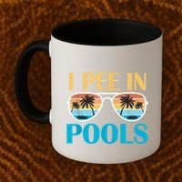 I Pee In Pools Funny Jokes Sarcastic Sayings Coffee Mug thumb 2